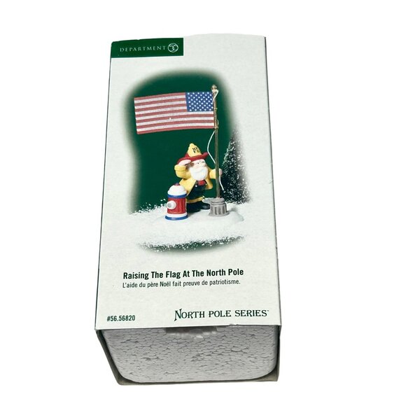 Department 56 North Pole Series "Raising The Flag At The North Pole" ‎ Vintage - Picture 6 of 9